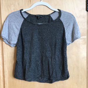 James Perse Grey and White T